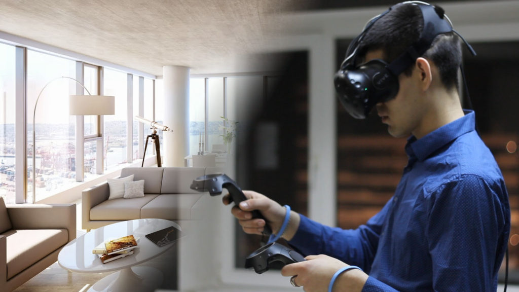 играет в вр, визуализация в вр, VR архитектура